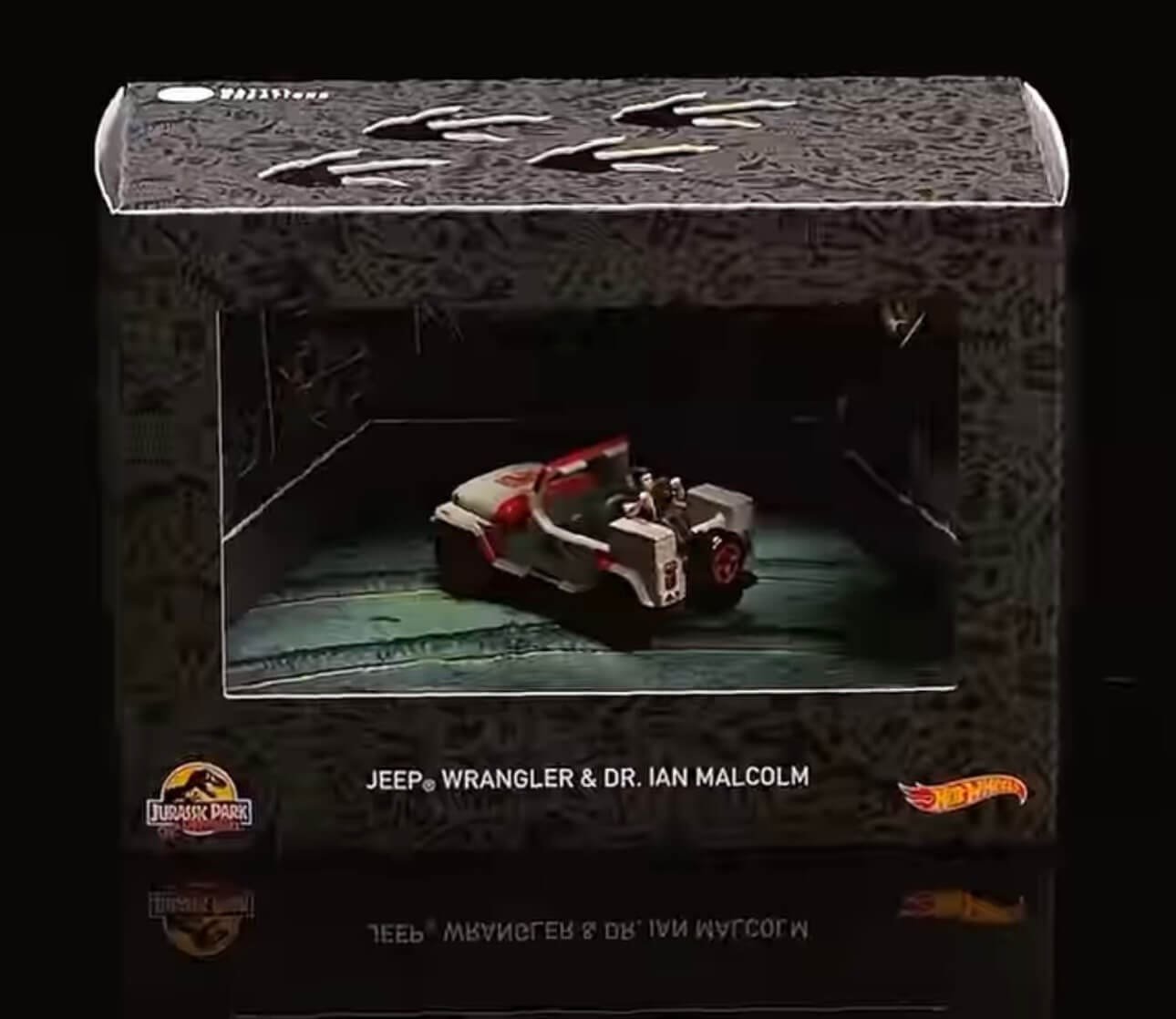 Hot Wheels Jurassic Park Jeep Wrangler & Dr. Ian Malcolm figure 2