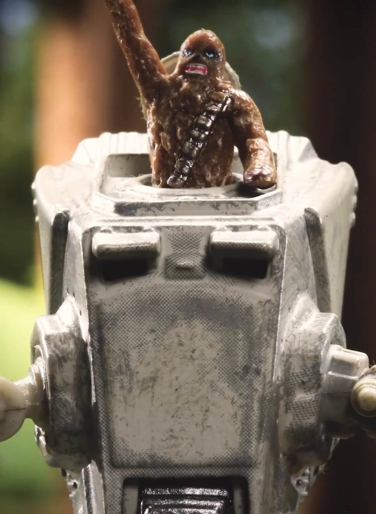 Hot Wheels Starships Select AT ST w Chewie 12