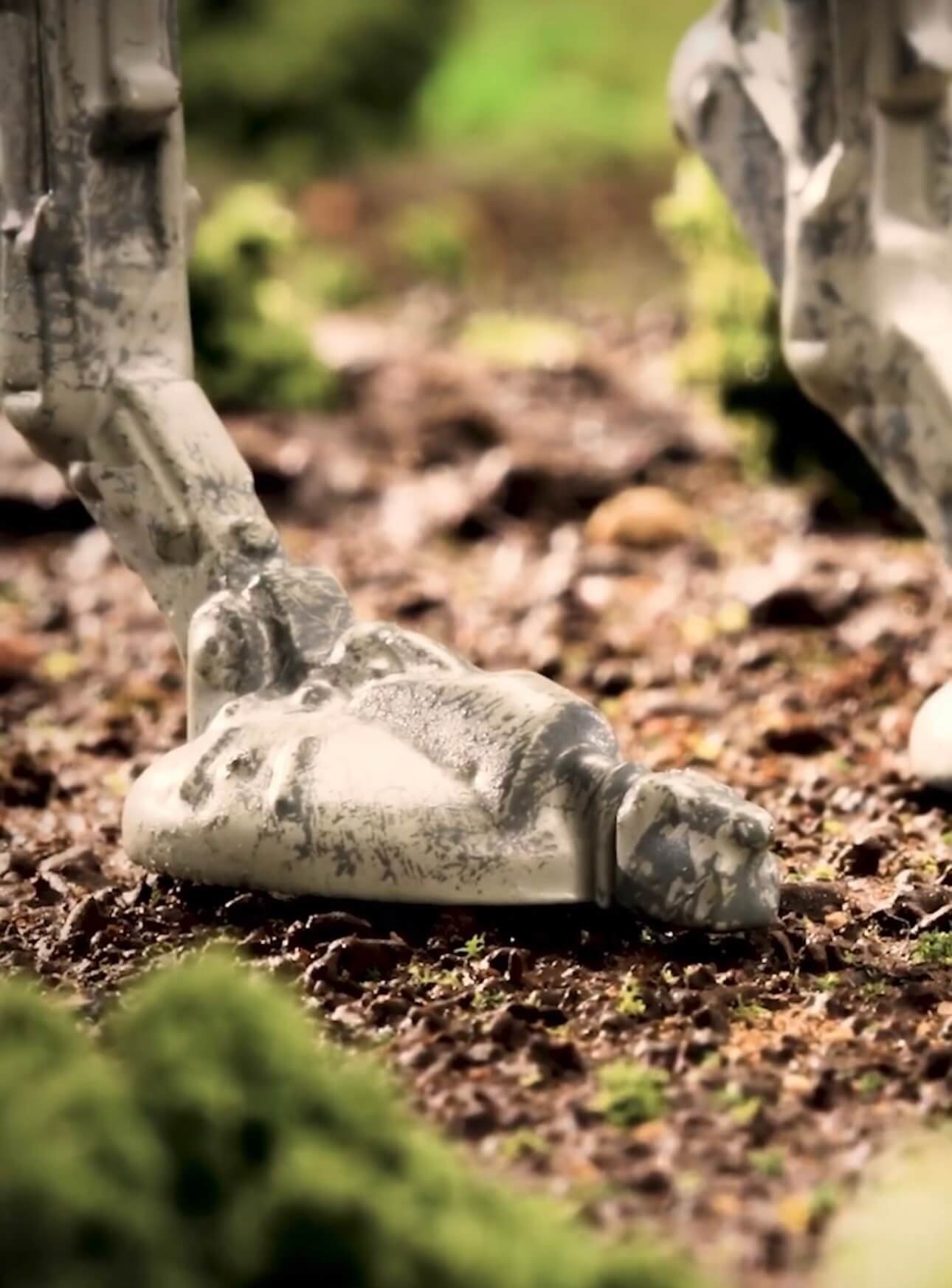 Hot Wheels Starships Select AT ST w Chewie 6