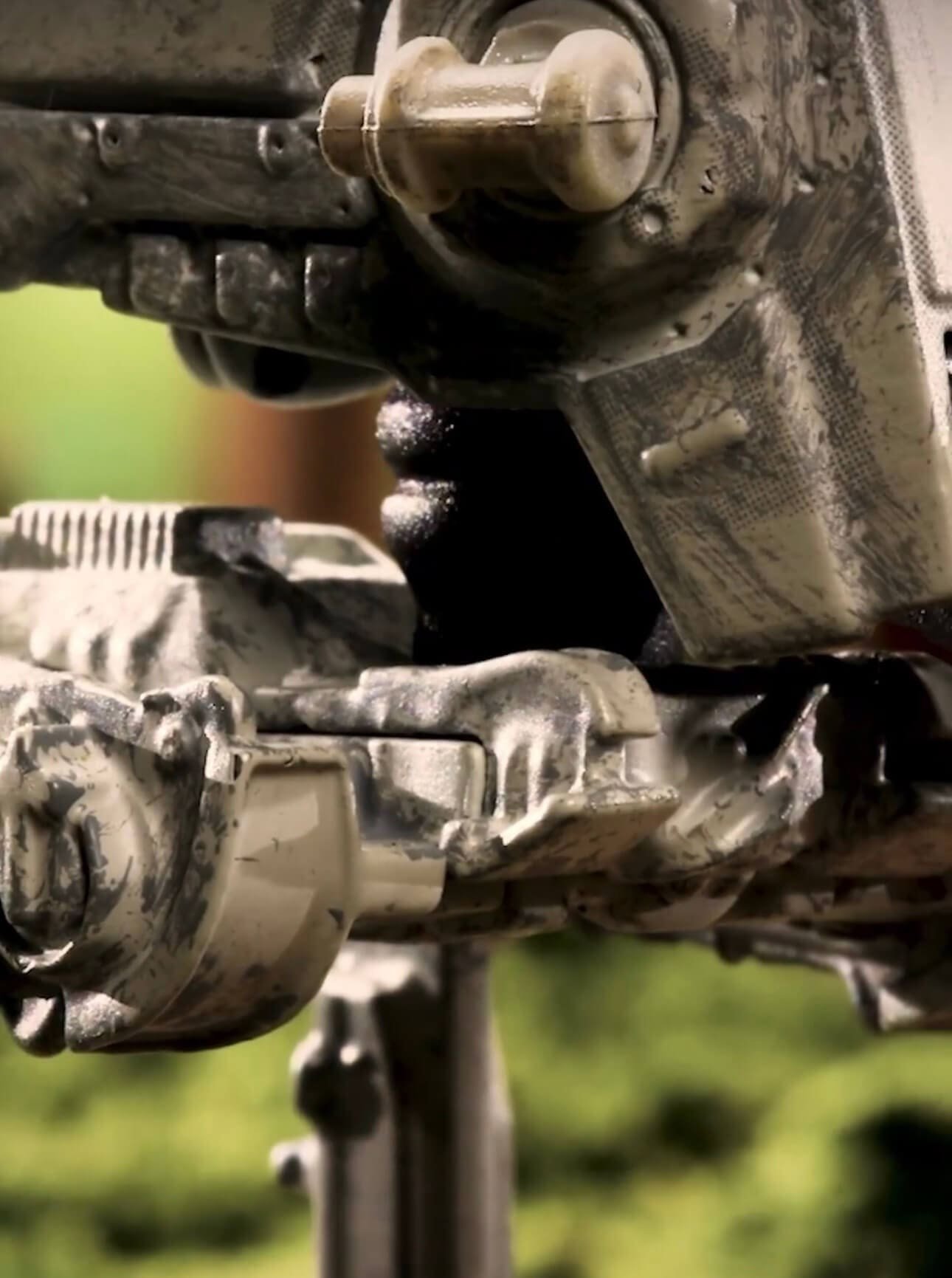 Hot Wheels Starships Select AT ST w Chewie 7