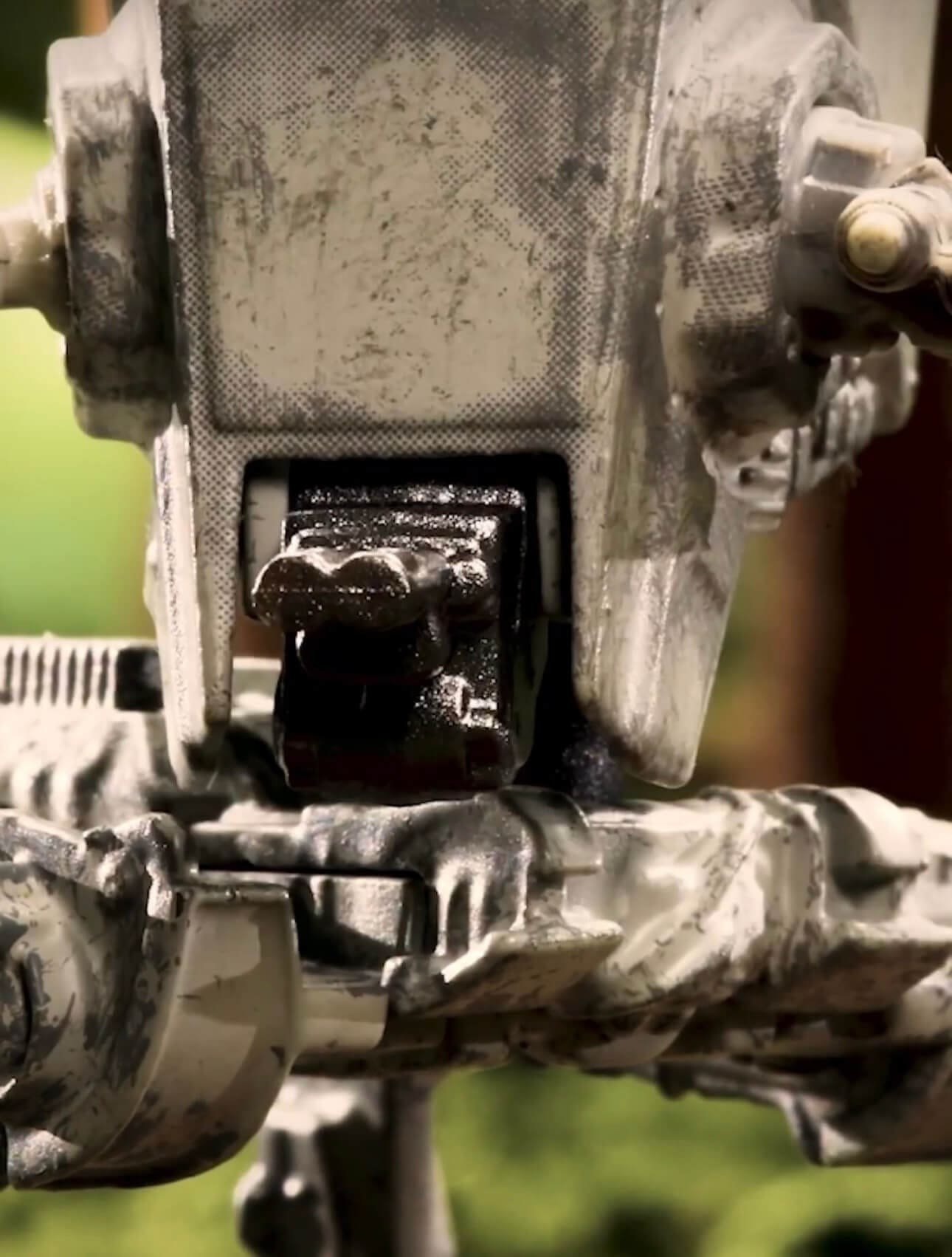 Hot Wheels Starships Select AT ST w Chewie 8