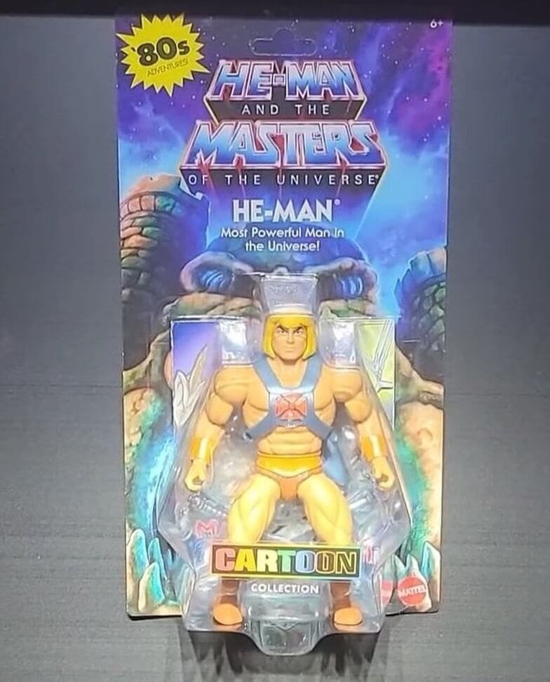 MOTU Origins Cartoon Collection He-Man on Card