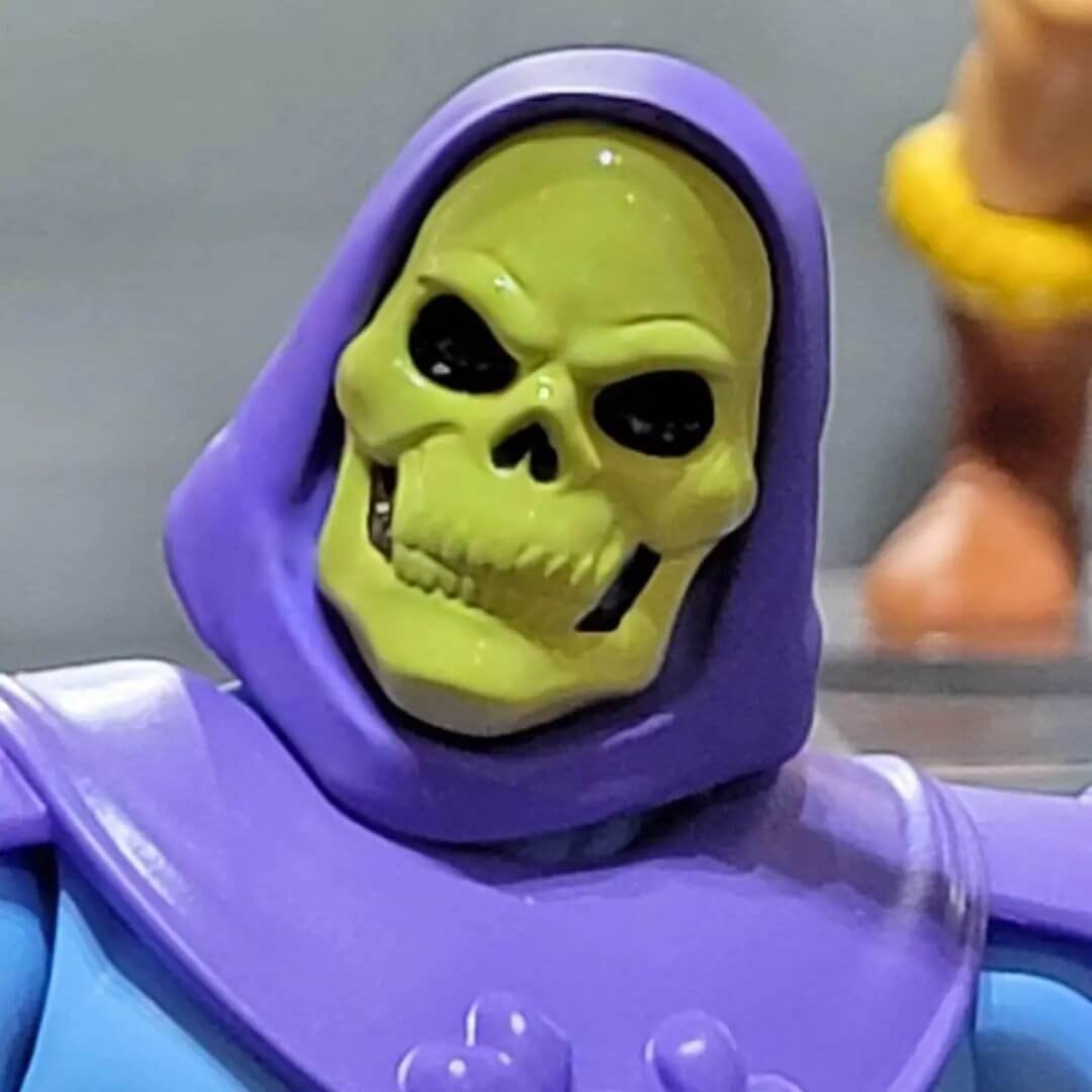 MOTU Origins Cartoon Collection Skeletor face