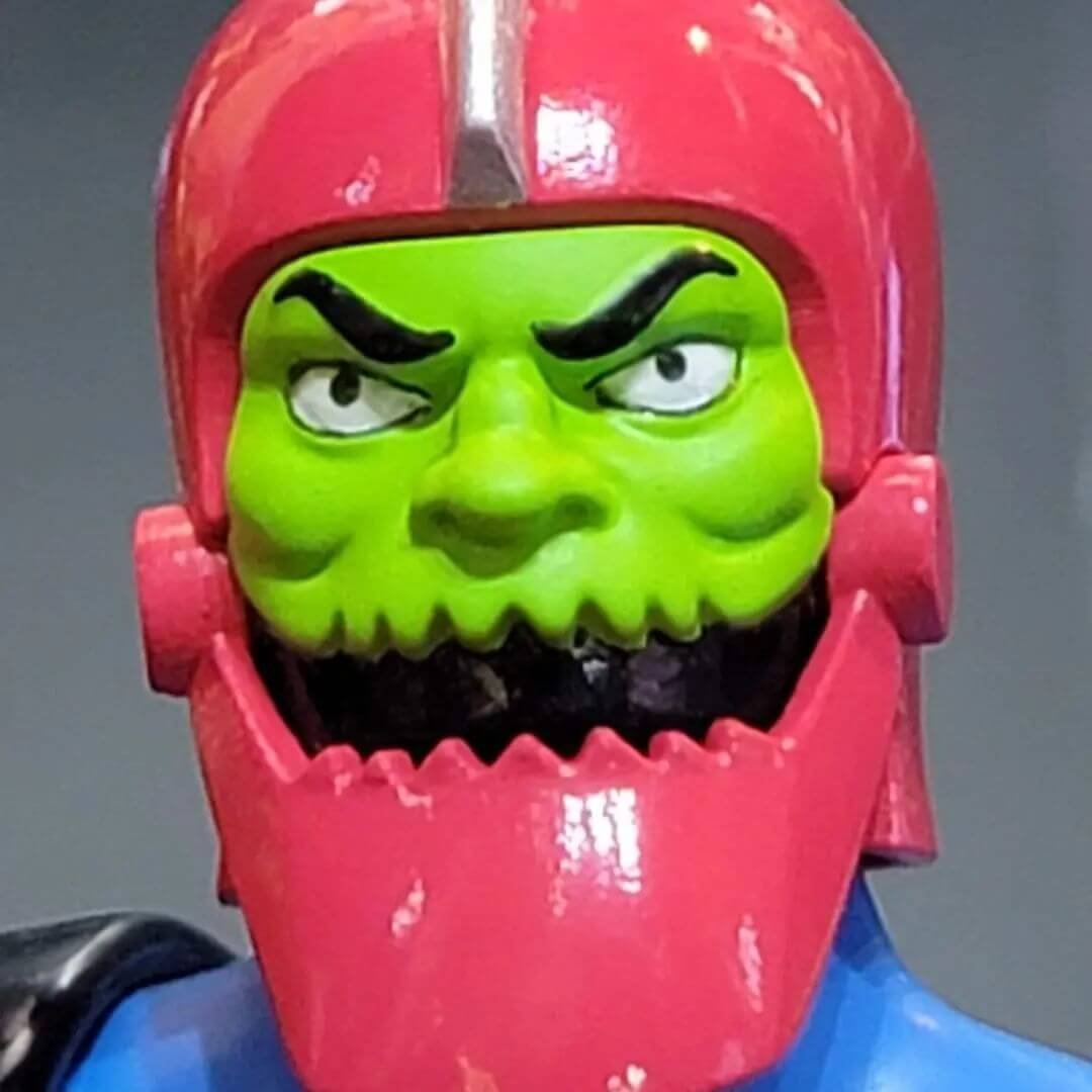 MOTU Origins Cartoon Collection trap jaw face