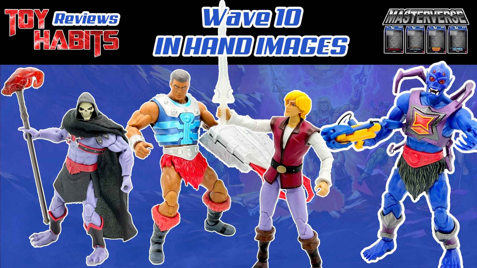 Masters Of The Universe Origins – Action Figure Wave 10 – 14 Cm – Con Mini Fumetto, 16 Articolazioni