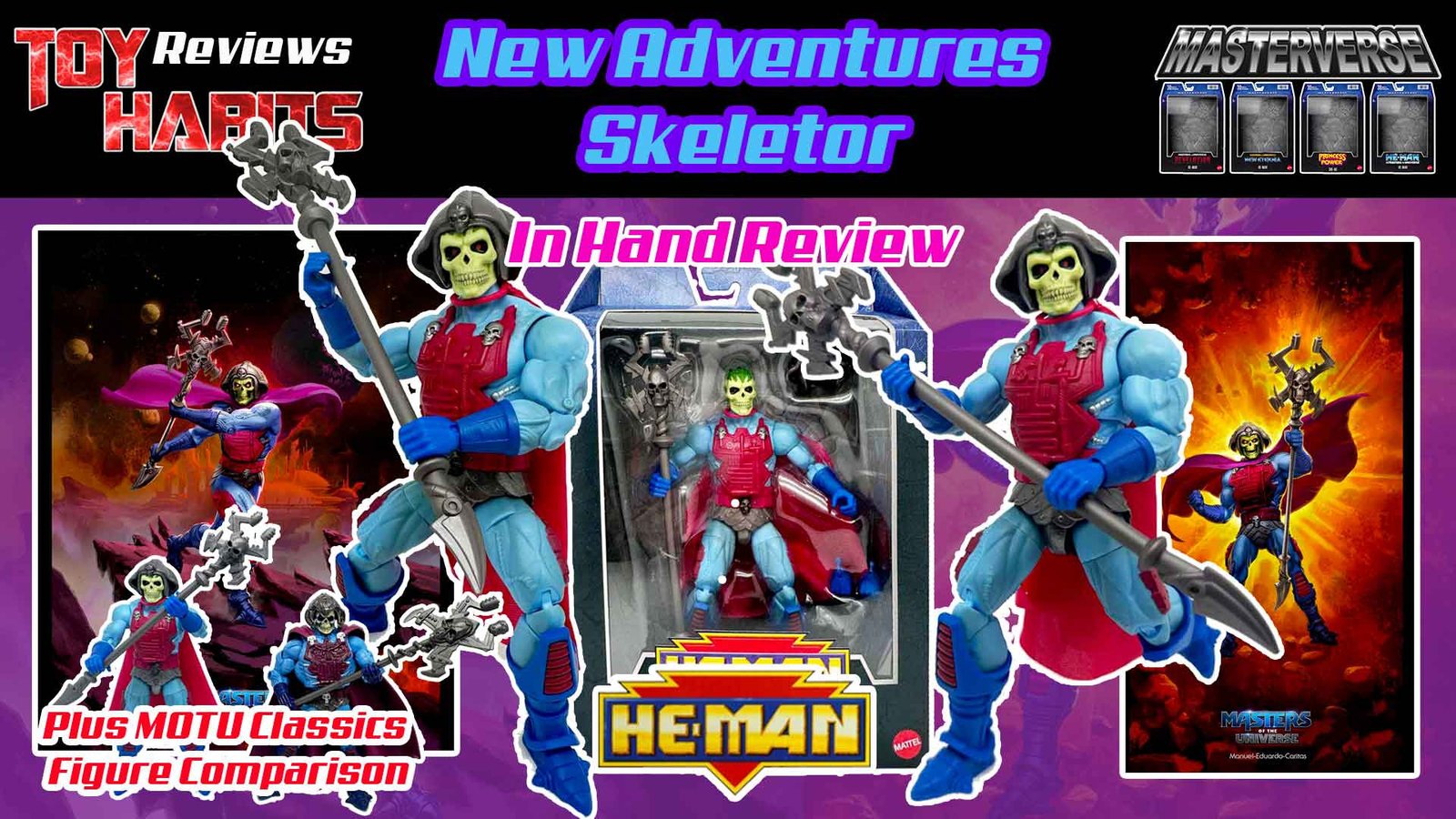 New-Adventures-Masterverse-Skeletor-In-Hand-Review