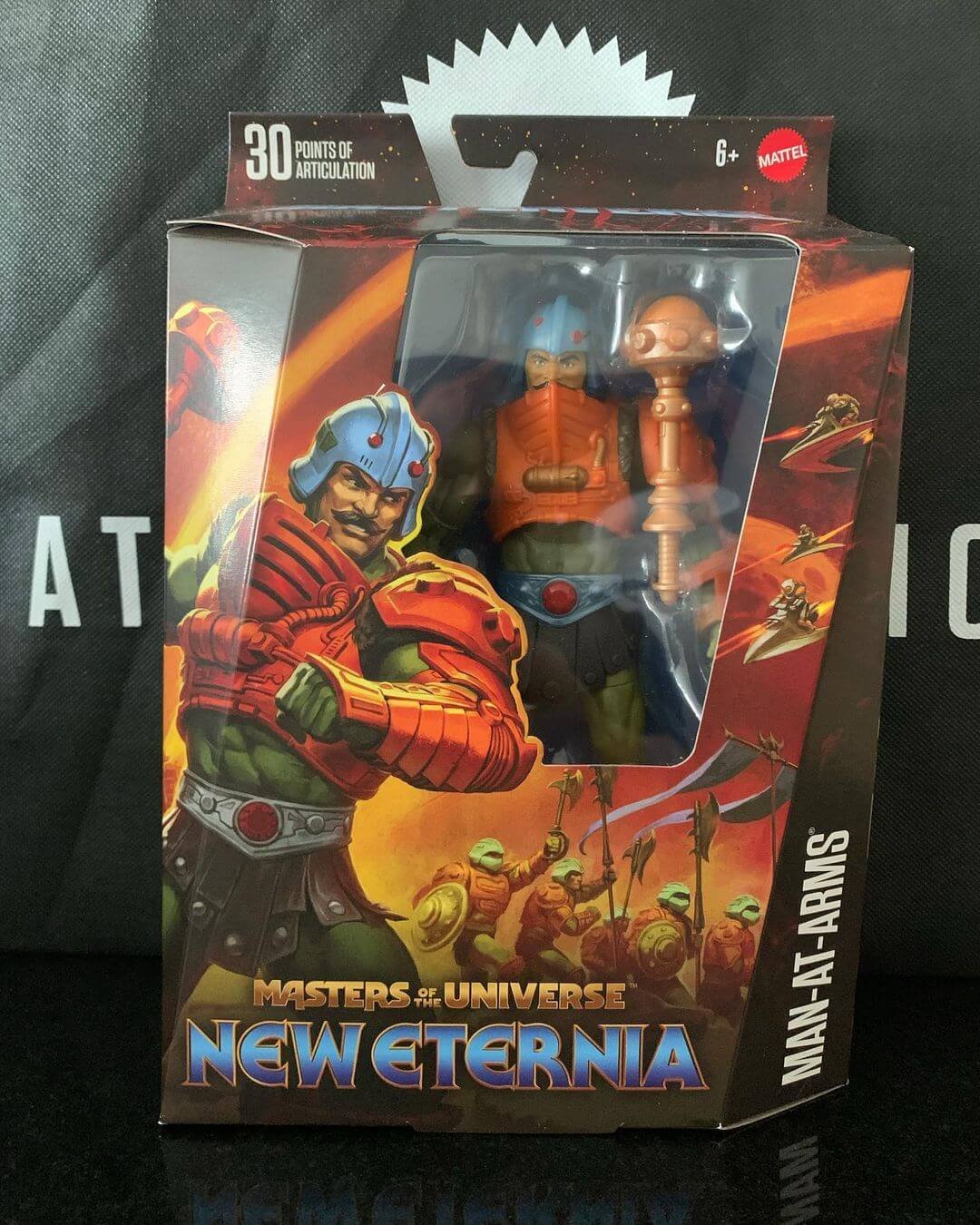 New Eternia Man At Arms Masterverse SDCC 2023 packaging front