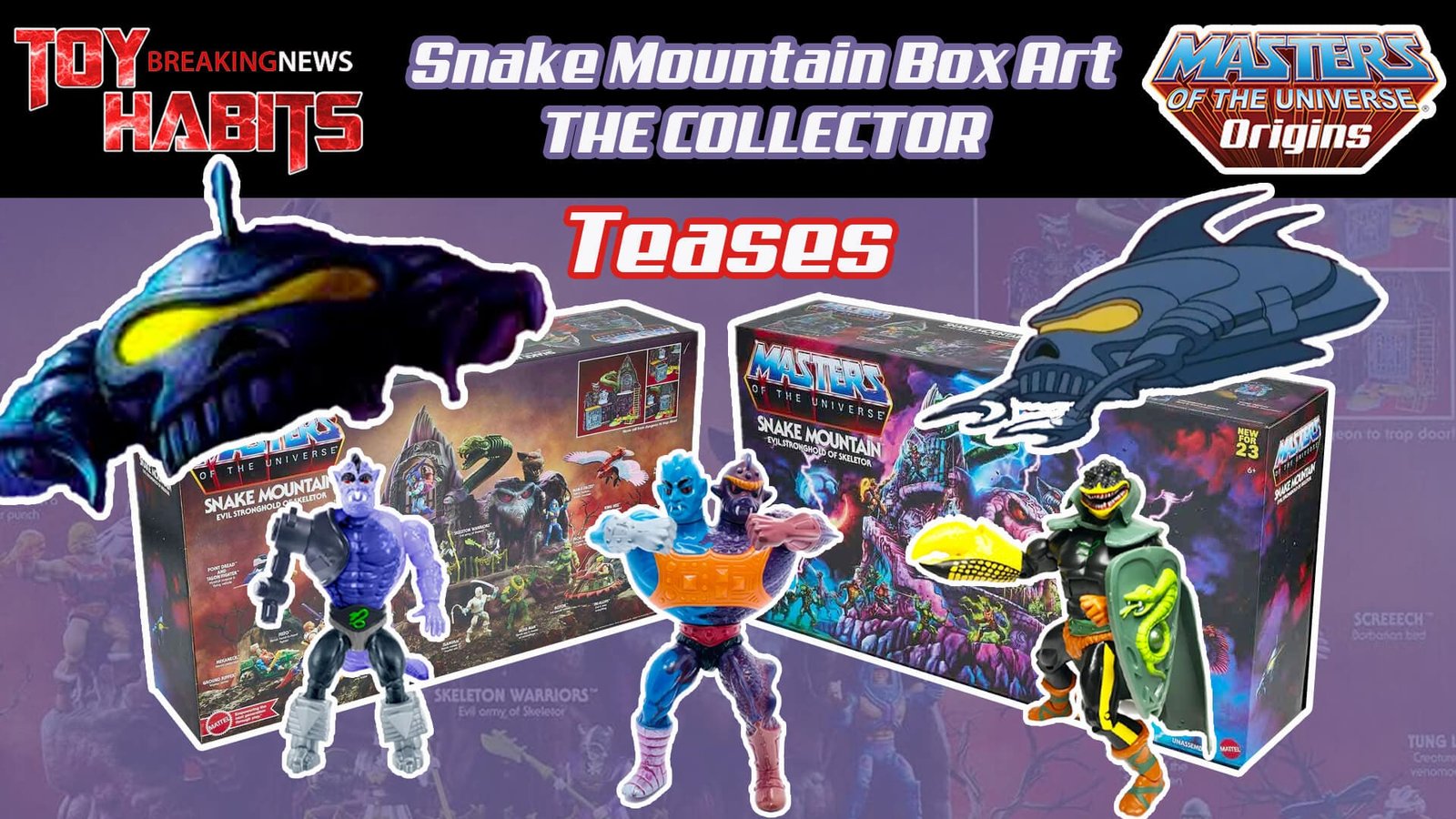 Snake Mountain MOTU Origins Box Art Teases The Collector