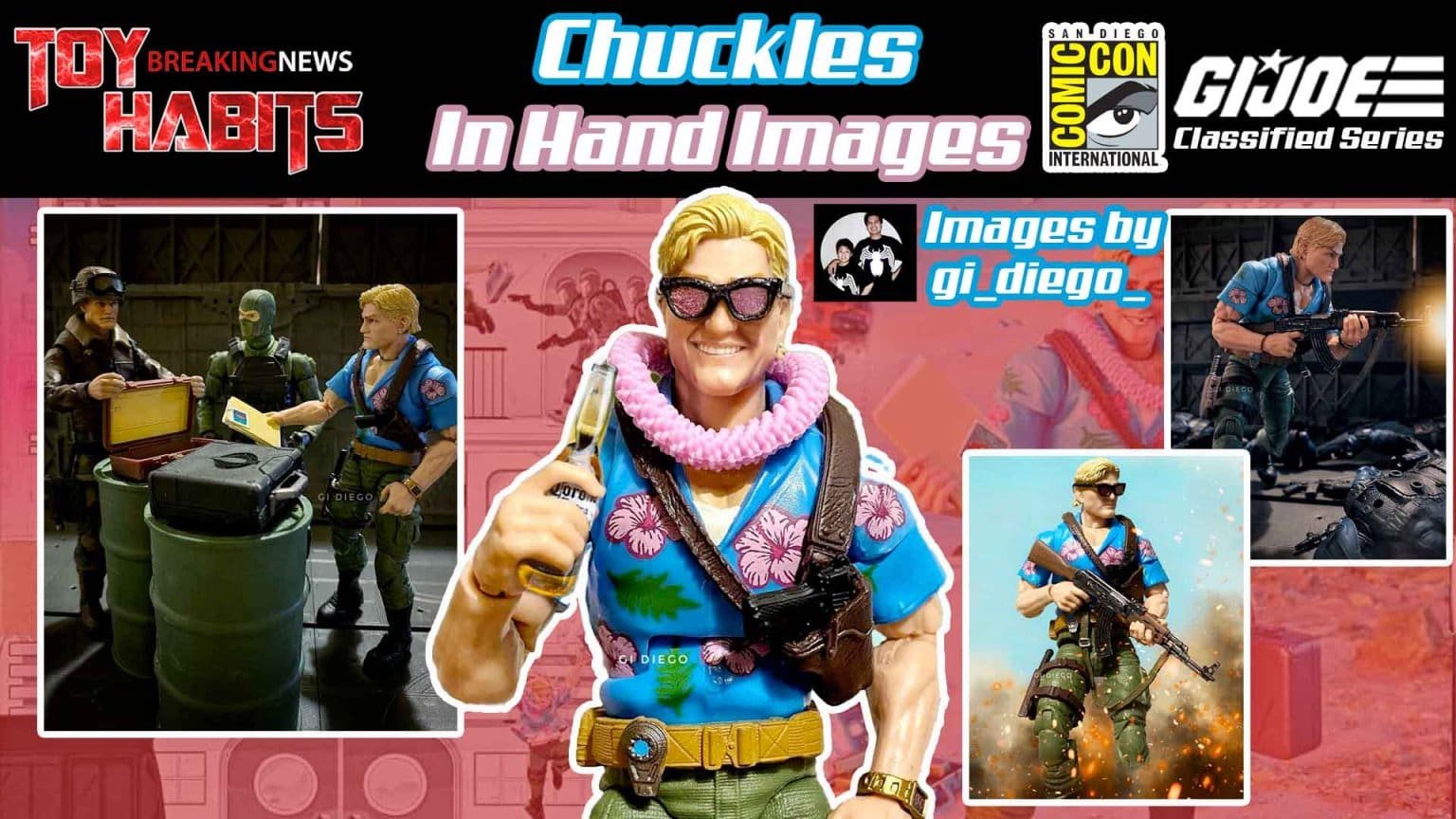 Chuckles GI Joe Classified Series In Hand Images