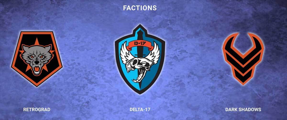 Delta-17-Factions