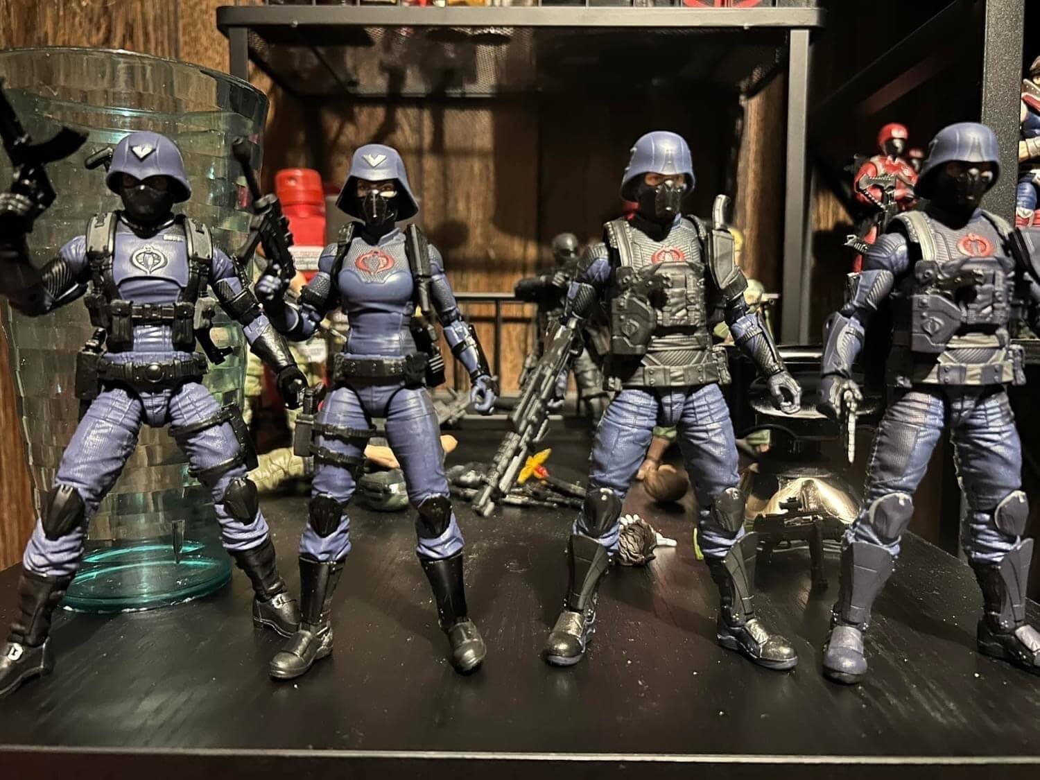 G.I. Joe Classified Series Cobra Valkyries 7 In Hand