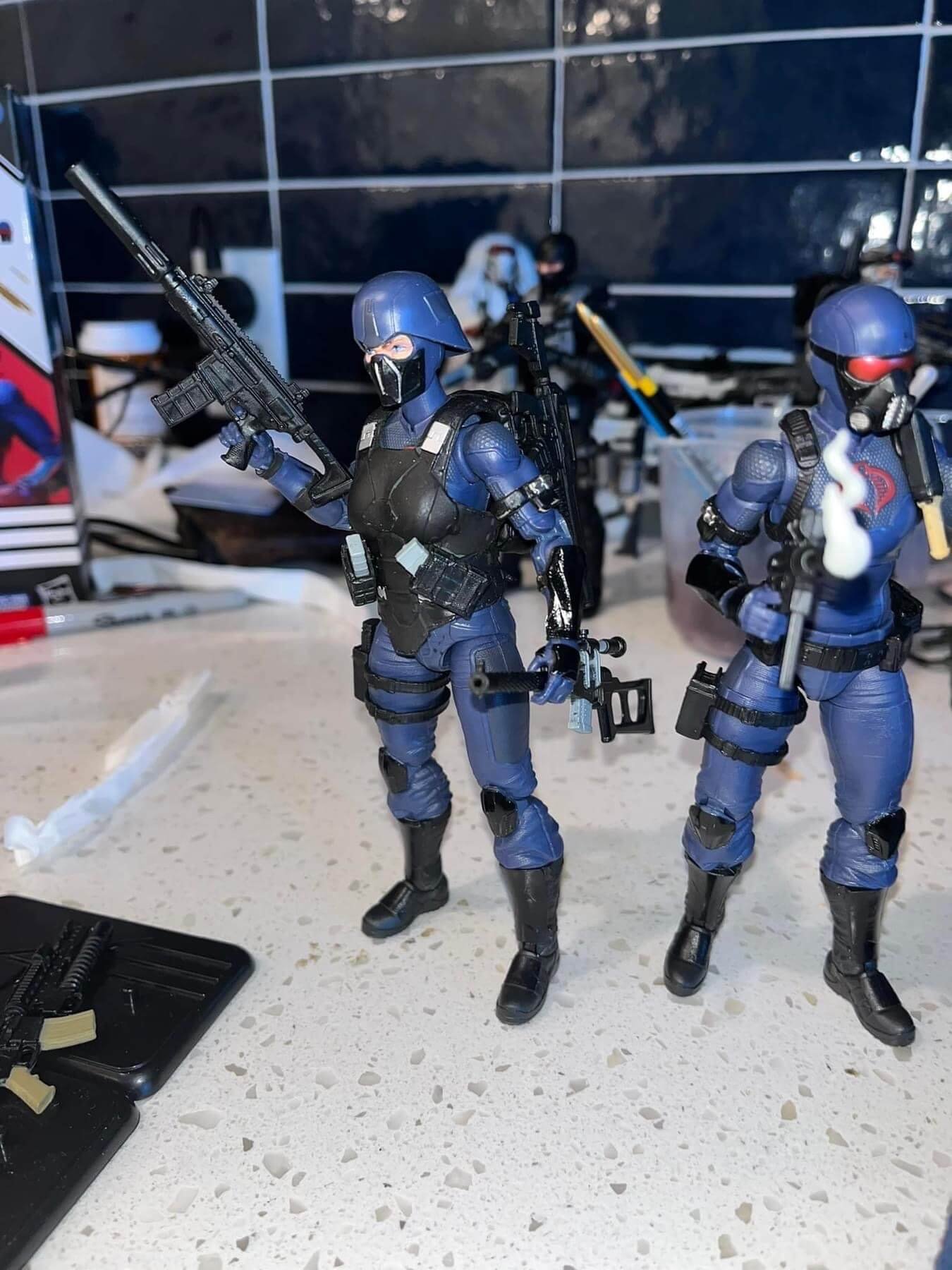 G.I. Joe Classified Series Cobra Valkyries 9 In Hand