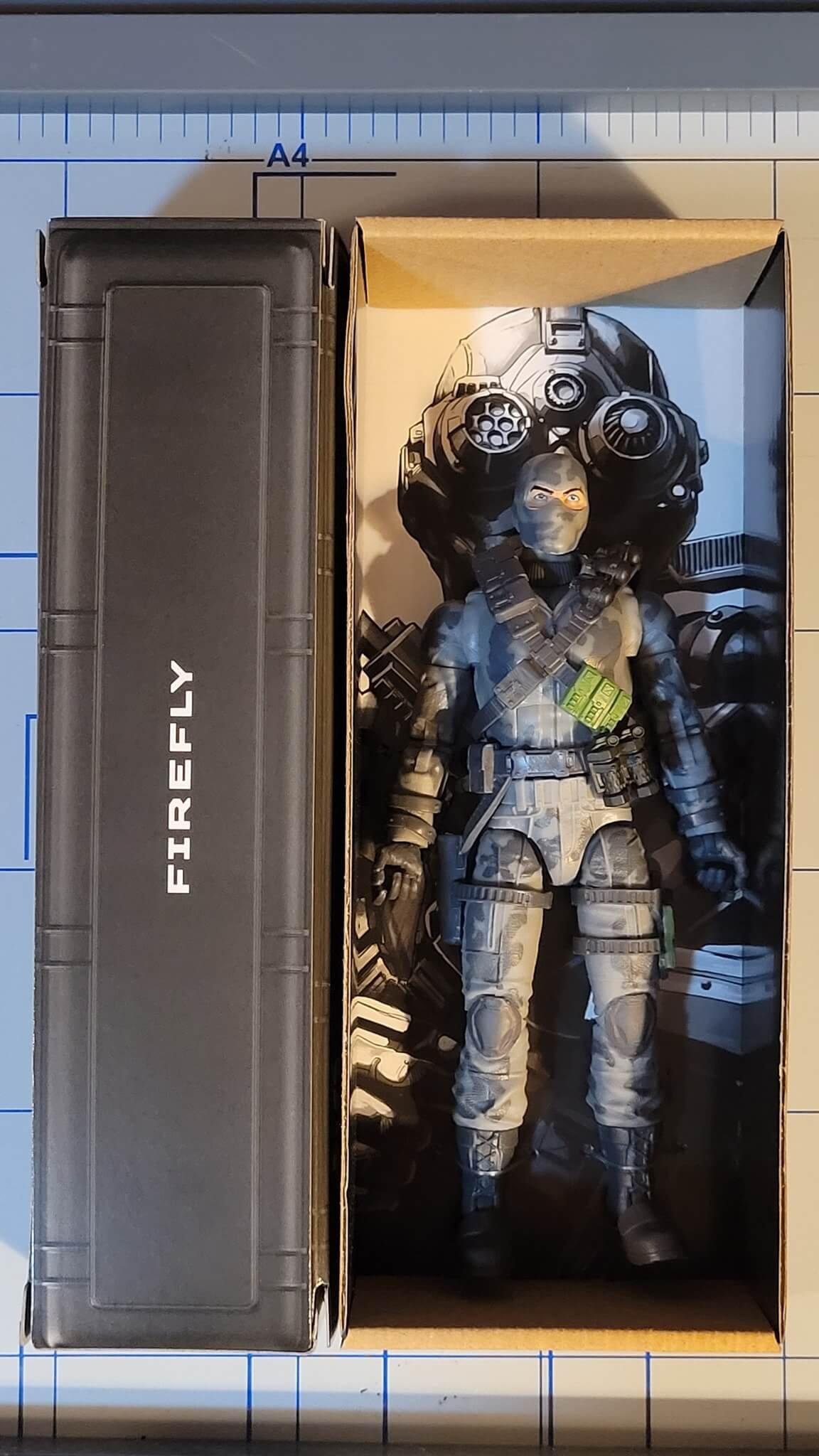 GI Joe Classified Series Fire Fly in hand 5