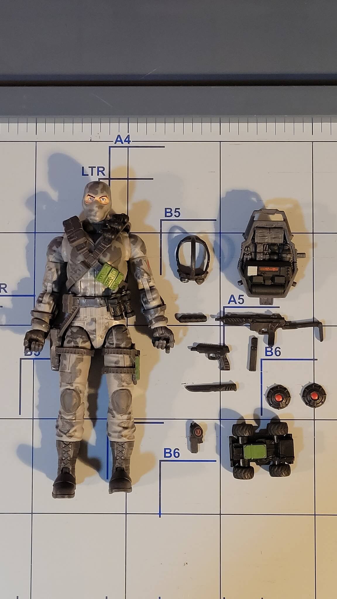 GI Joe Classified Series Fire Fly in hand 8