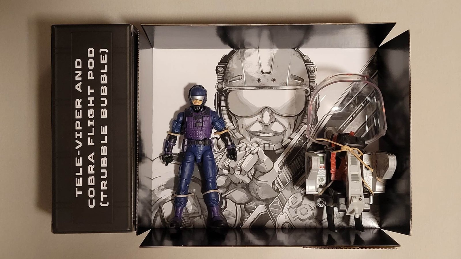 GI Joe Classified Series Trubble Bubble & Tele viper in Hand box 5