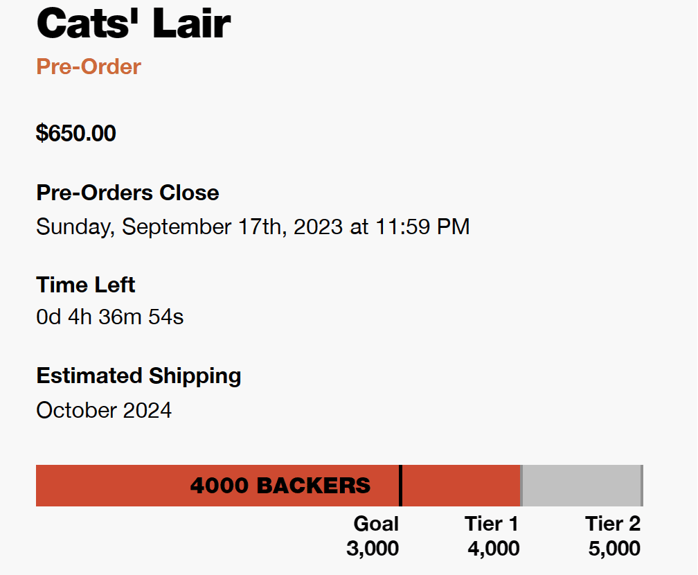 Cats Lair funung 9-17-23 4000K