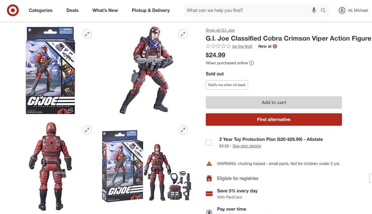Crimson-Viper-GI-Joe-Classified-Series-Target-Product-Page