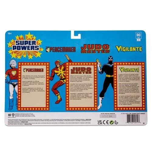 DC Super Powers Peacemaker, Judo Master, and Vigilant 7