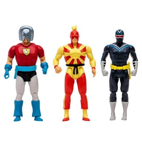 DC Super Powers Peacemaker, Judo Master, and Vigilant 8