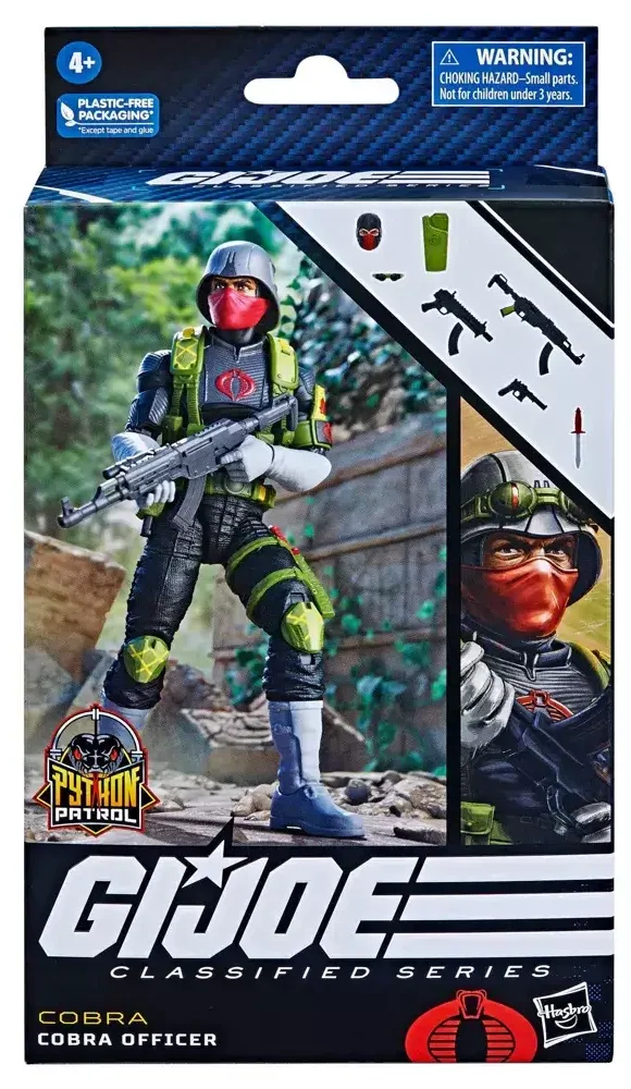 G.I. Joe Classified Python Patrol Cobra Officer Action Figure box