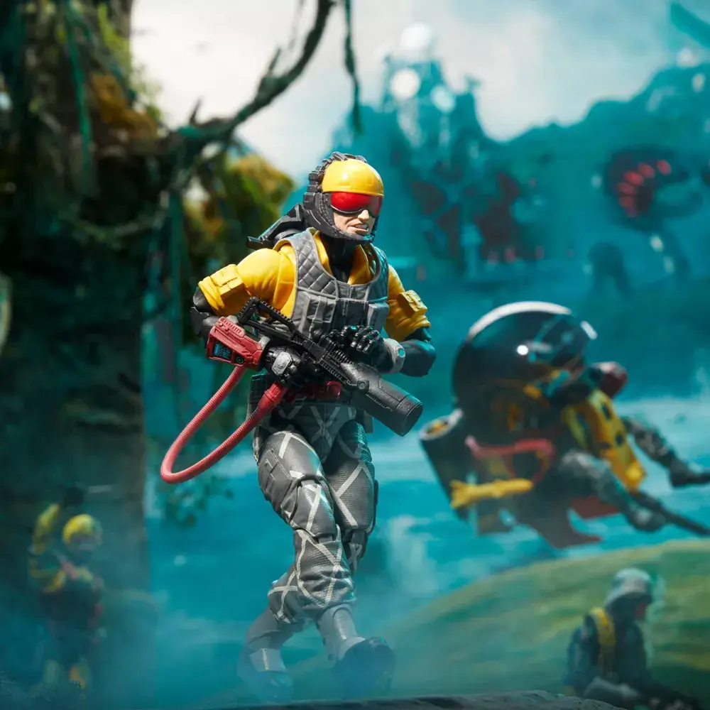 G.I. Joe Classified Python Patrol Tele-Viper Action Figure & Cobra Flight Pod dio 2