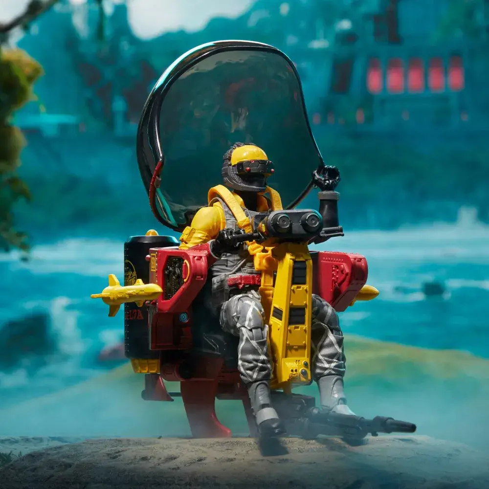 G.I. Joe Classified Python Patrol Tele-Viper Action Figure & Cobra Flight Pod dio 4