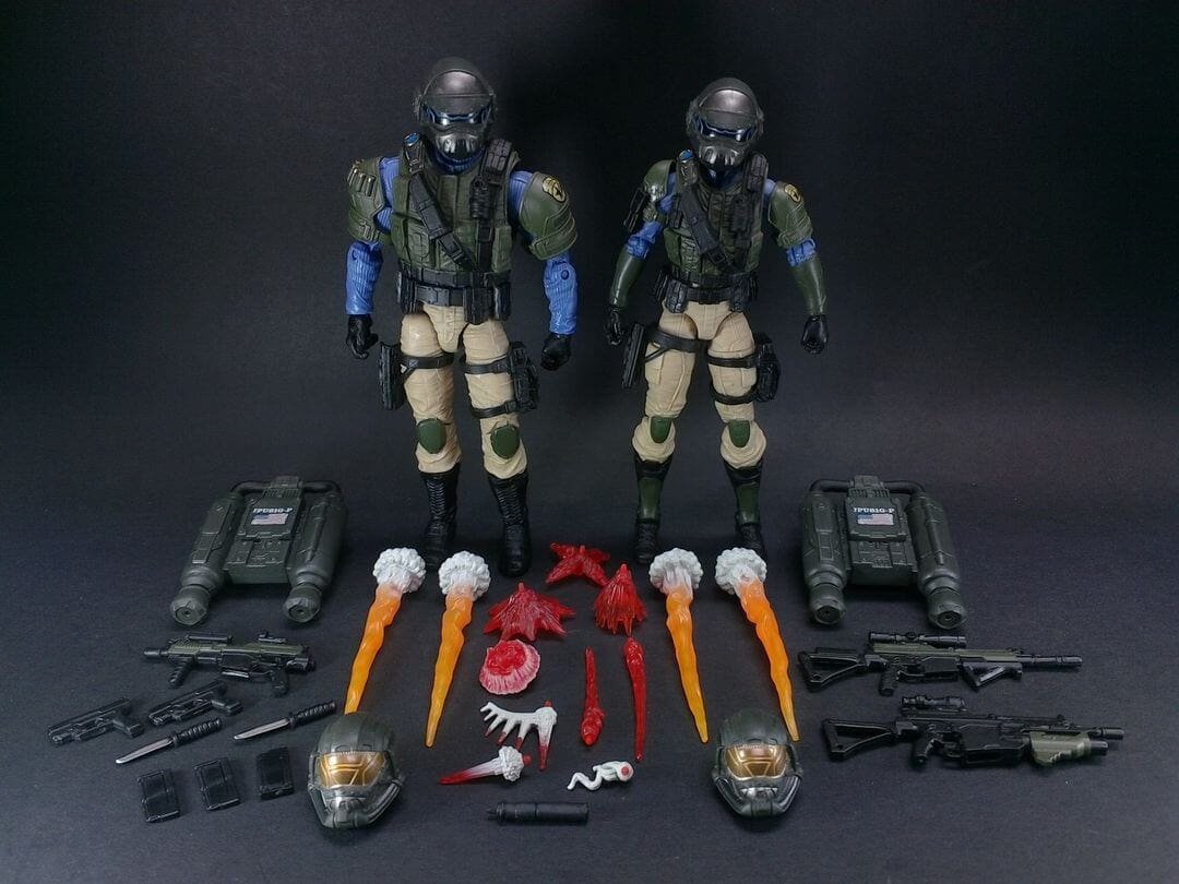 GI Joe Classified Steel Corps Troopers 2-Pack In Hand images 3