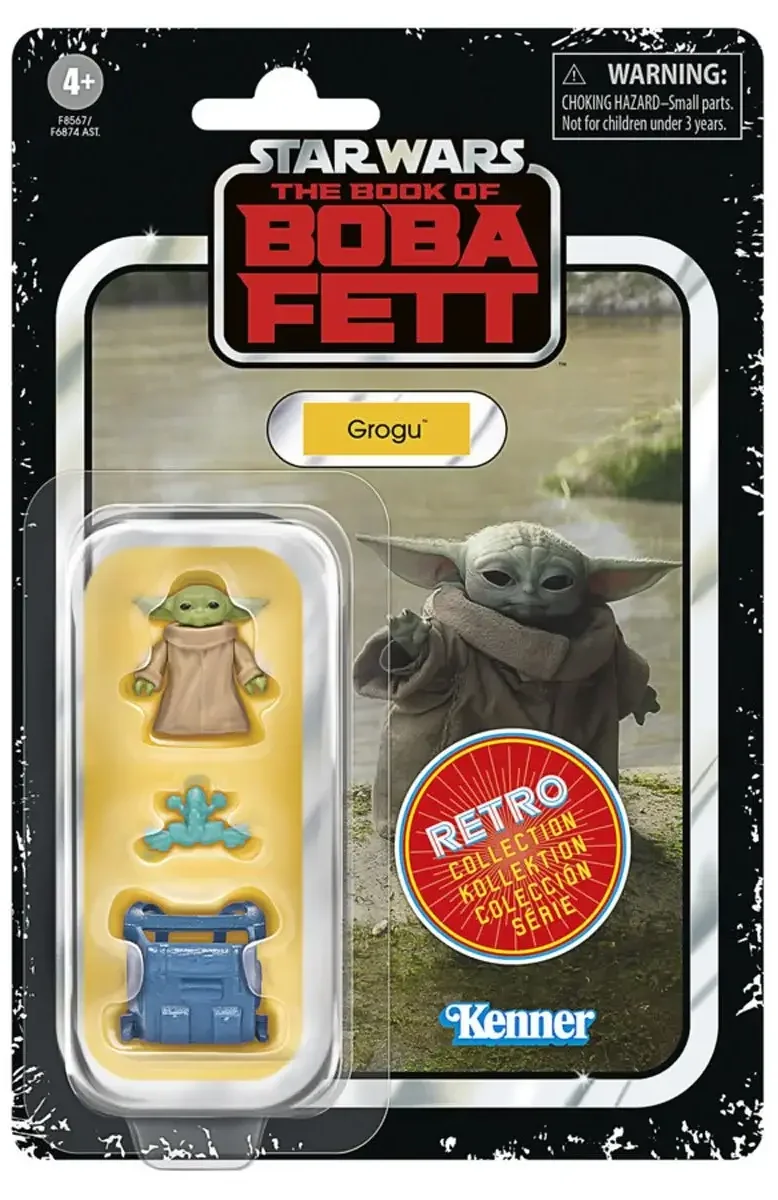 Star Wars Book of Boba Fett The Retro Collection Grogu package