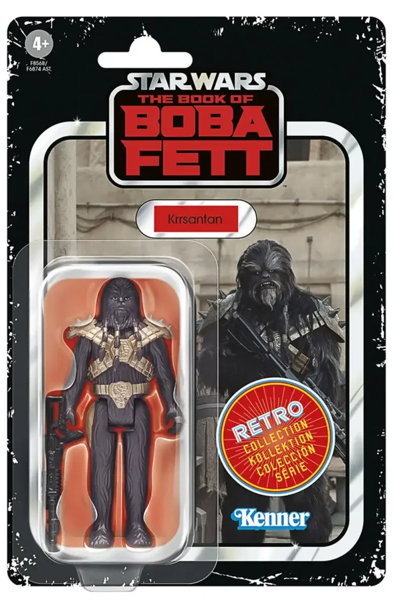 Star Wars Book of Boba Fett The Retro Collection Krrsantan package
