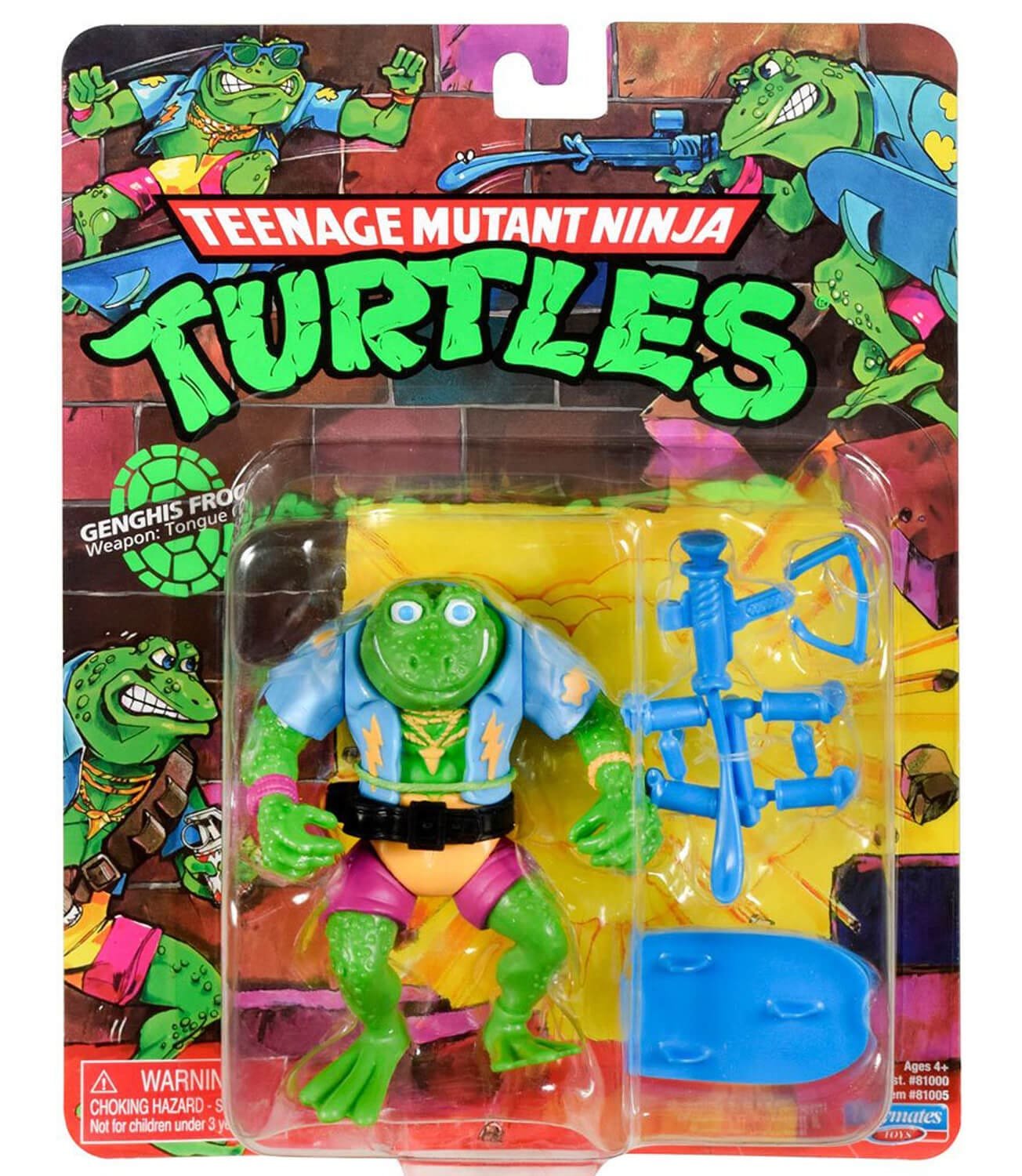 TMNT-Playmates-Genghis Frog 2023 Retro