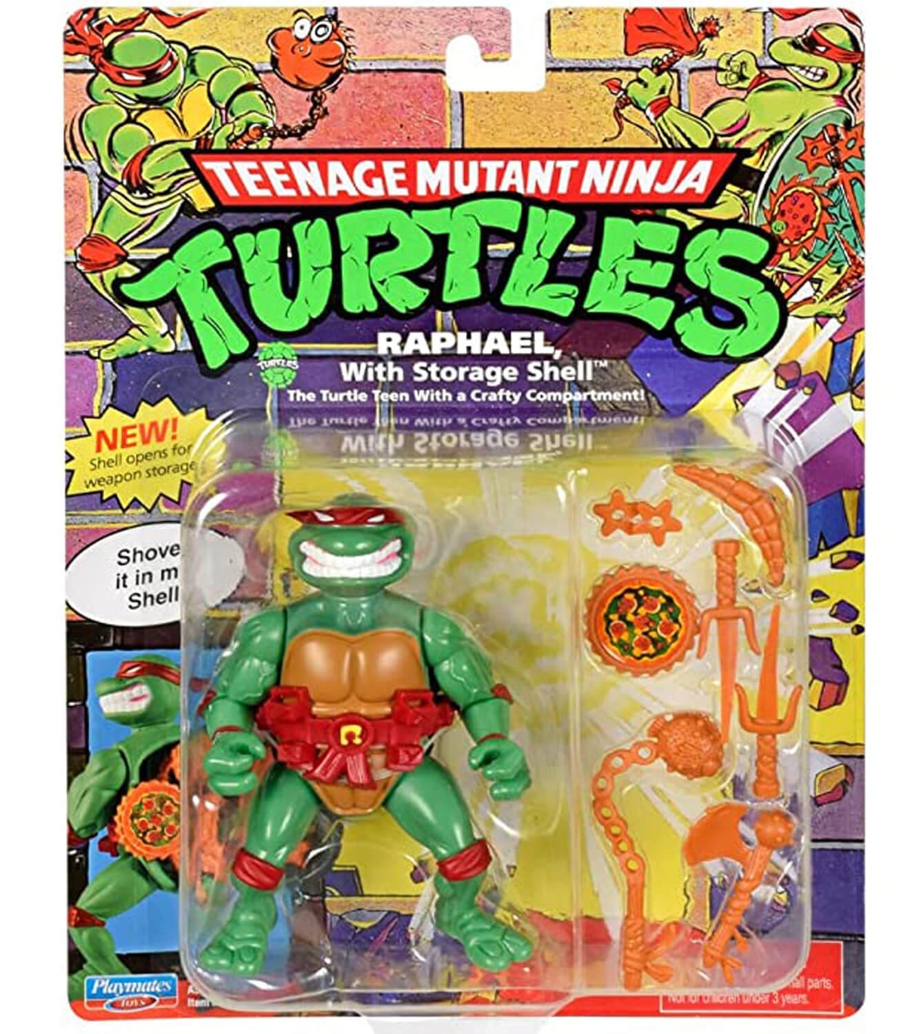 TMNT-Playmates-Raphael-Stroage Shell