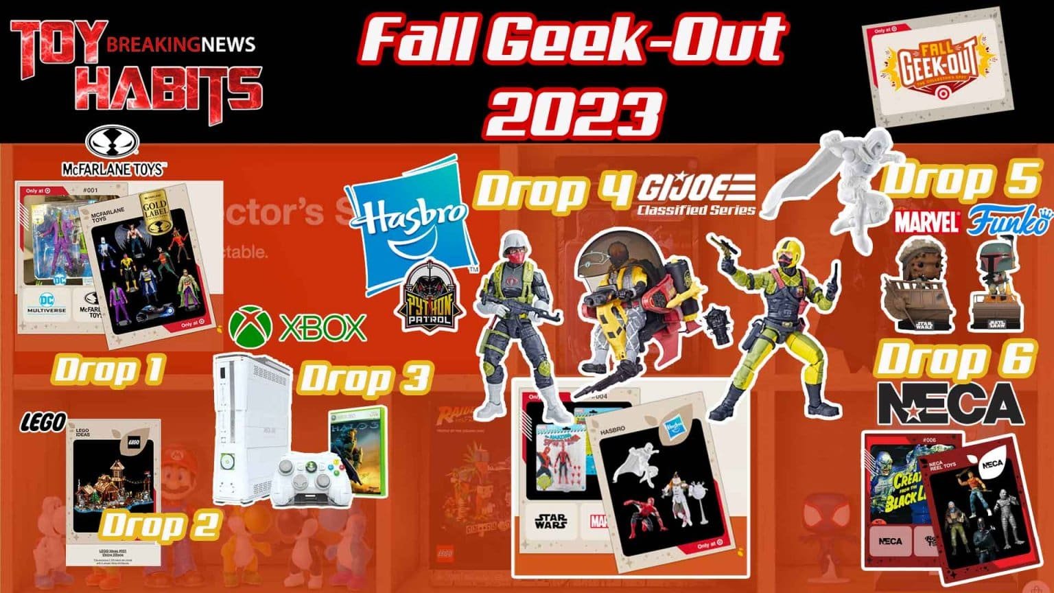 Target Line Up Target Fall Geek-Out 2023 Lineup and Preorders - Toy Habits