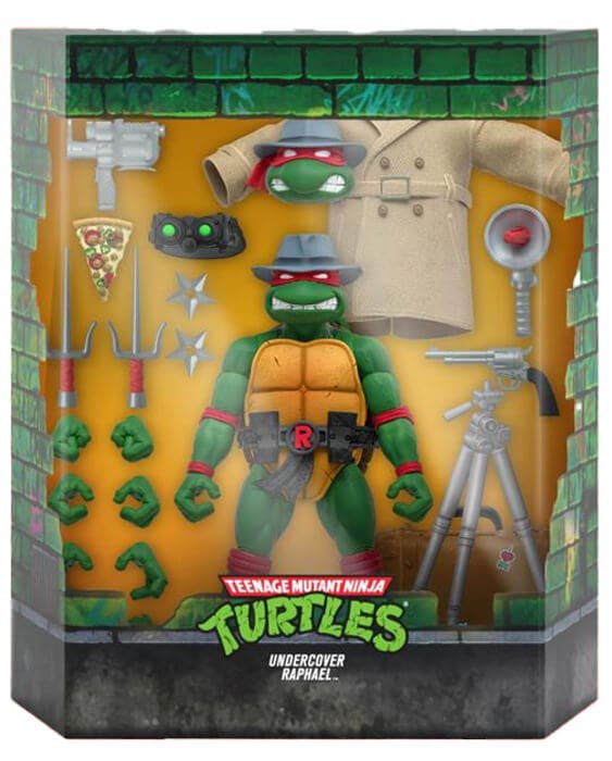 Undercover Raphael-Teenage-Mutant-Ninja-Turltes-Super7-Ultimates-Wave-4