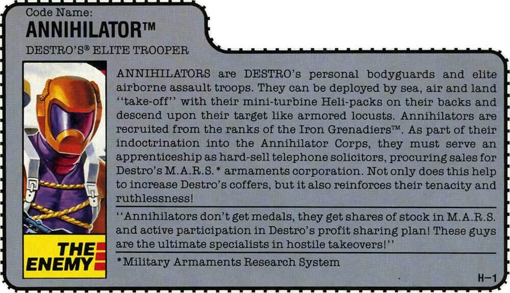 Annihilaotor-Vintage-GI-Joe-File-Card-1989