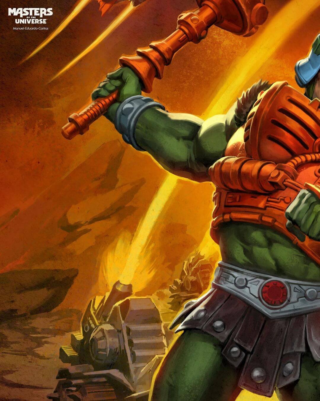 Masterverse New Eternia Man At Arms Artwork 1