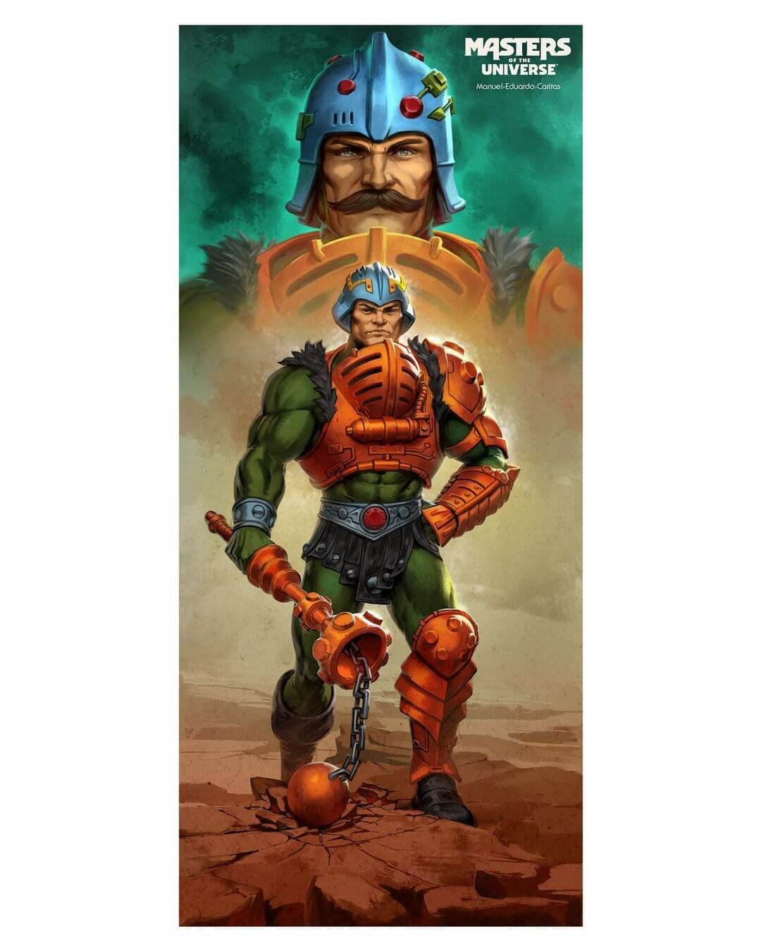 Masterverse New Eternia Man At Arms Artwork 5