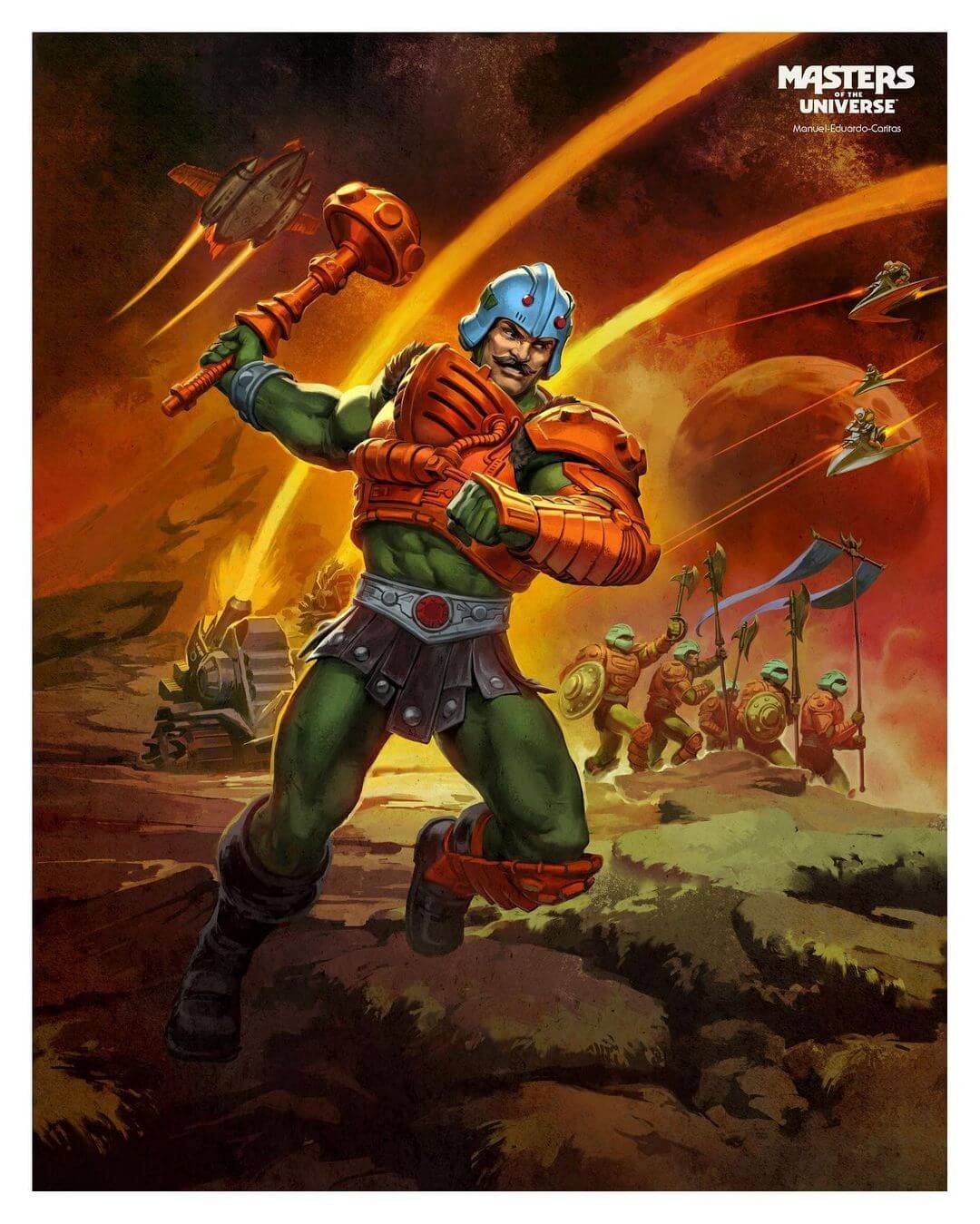 Masterverse New Eternia Man At Arms Artwork full