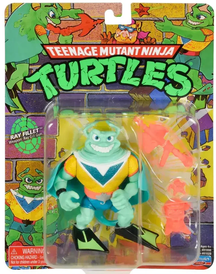 TMNT-Playmates Ray Fillet 2023 Retro