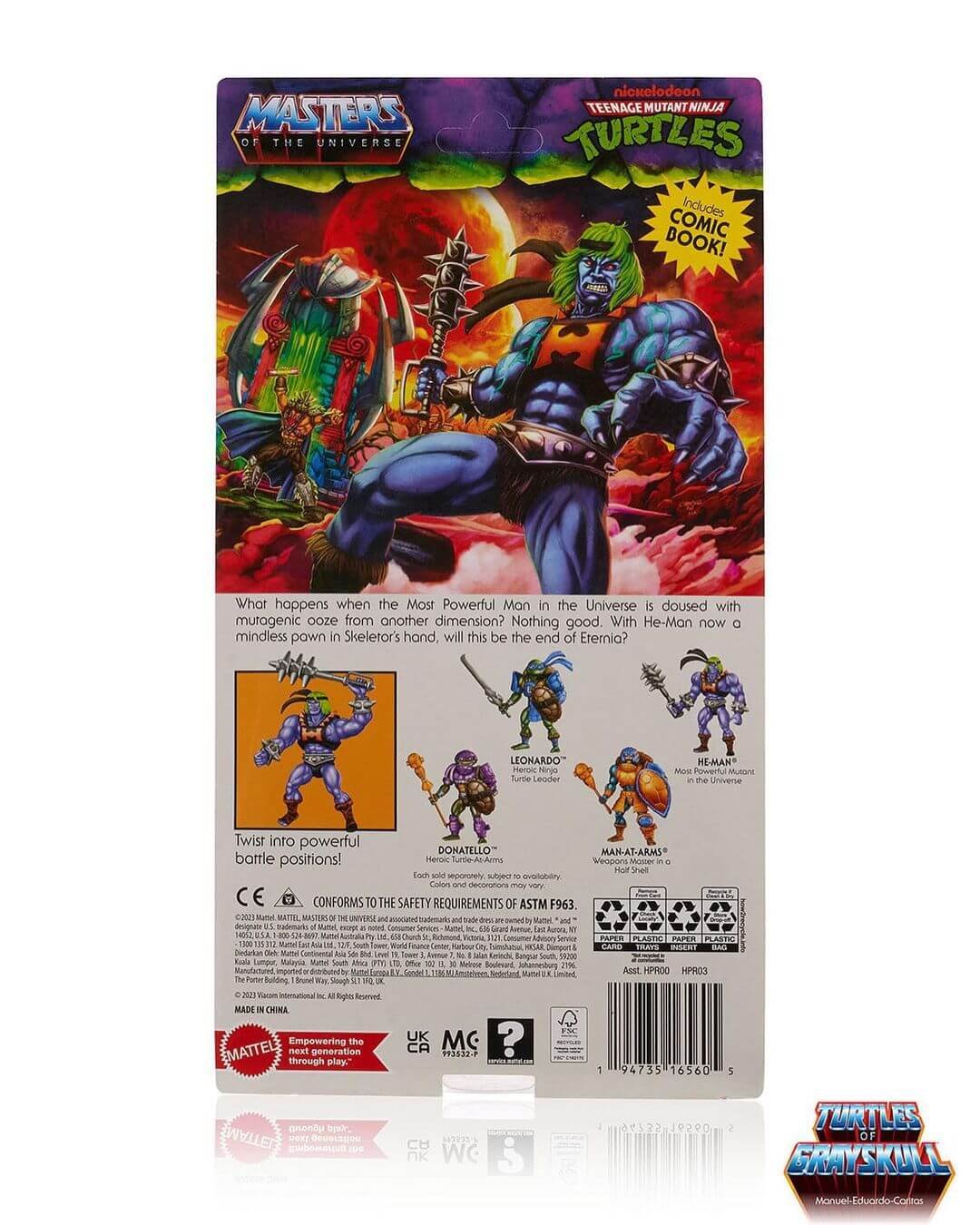 Turtles-of-Grayskull He-Man Package rear