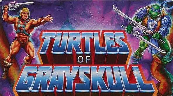 Turtles-of-Grayskull Leonardo Package front close up