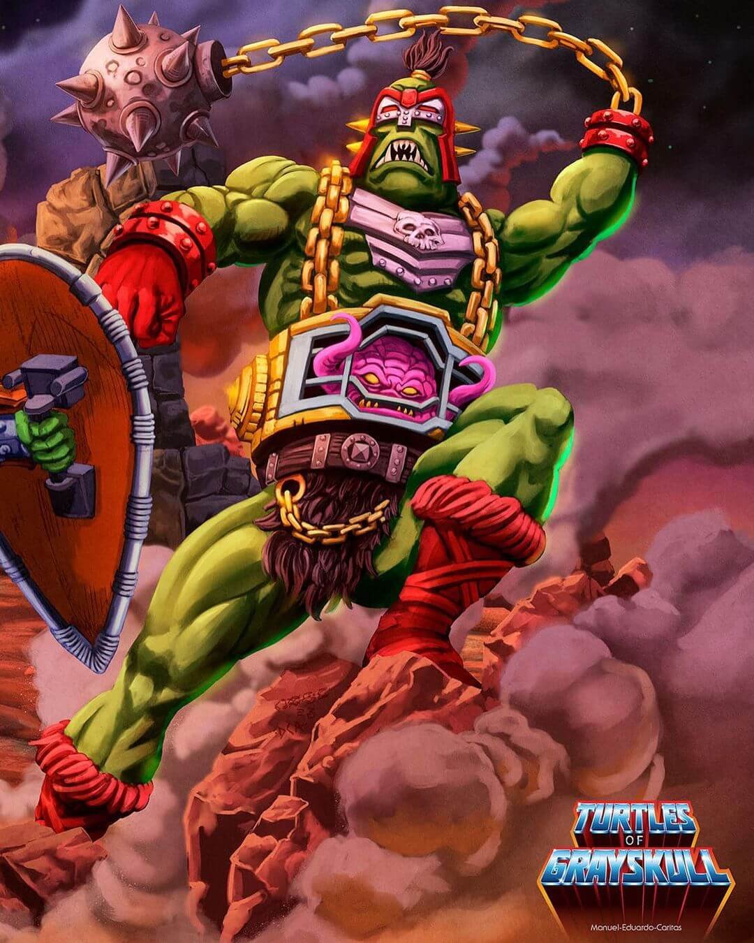 Turtles-of-Grayskull Man at Arms Package artwork 3
