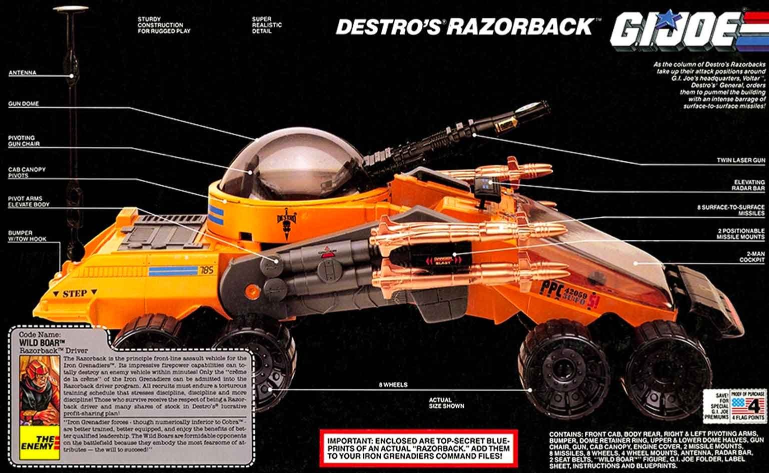 Destros-Razorback-Iron-Grenadier-Vehicle-1989-Box-Back