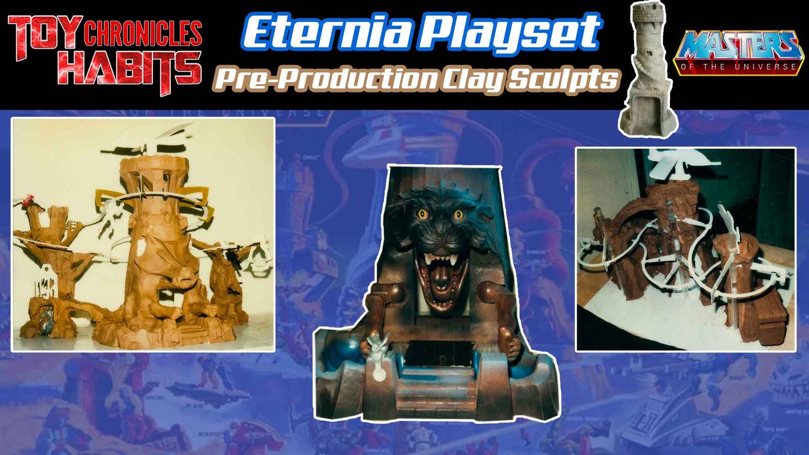 Eternia-Playset-Vintage-MOTU-Pre-Production-Clay-Sculpts
