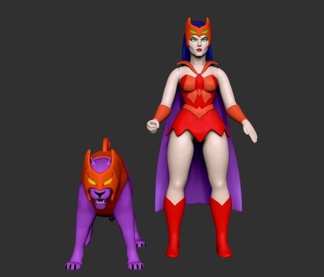 MOTU Origins Cartoon Catra 2 Etermal Customs