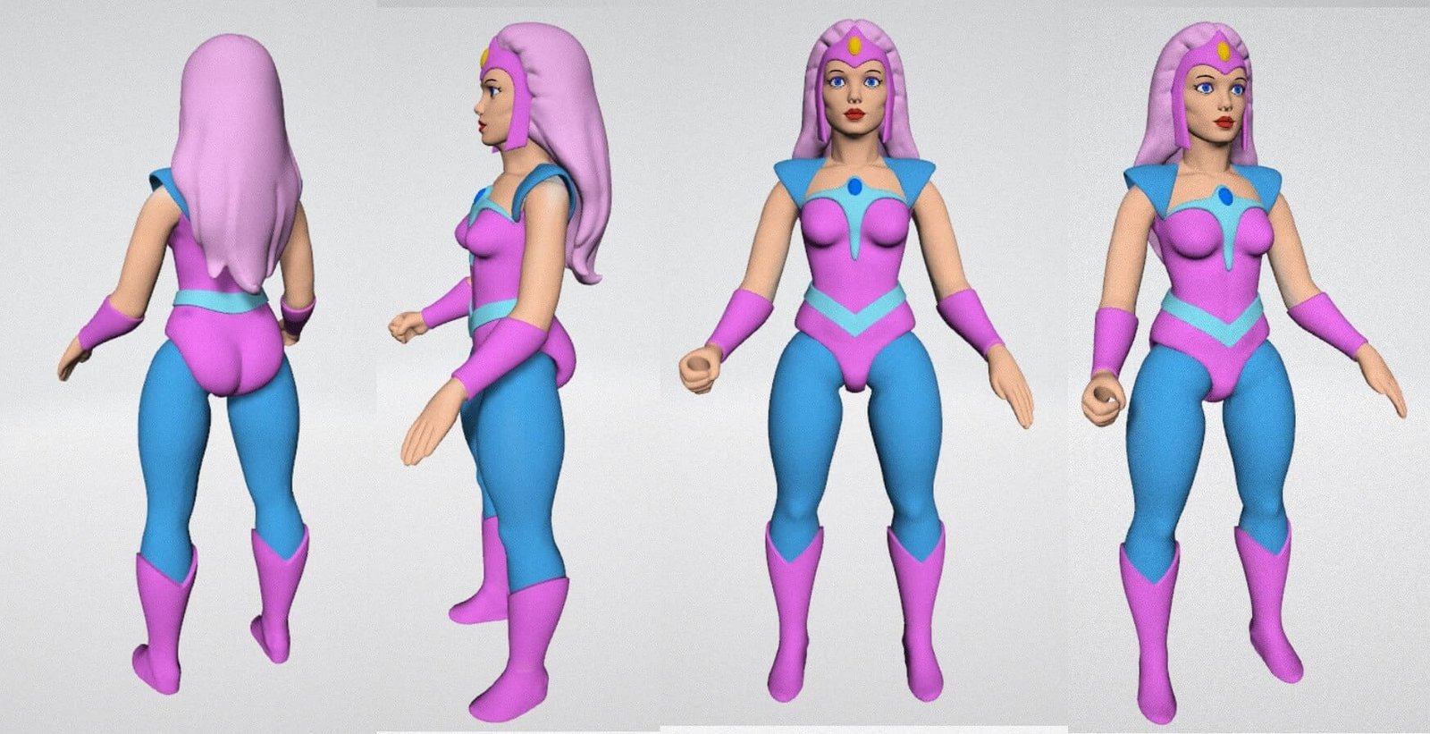 MOTU Origins Cartoon Glimmer Etermal Customs
