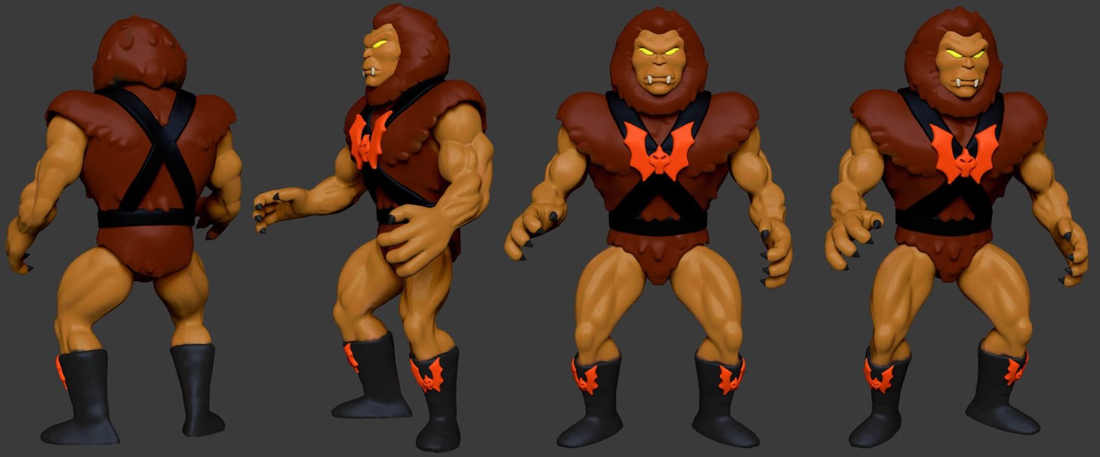 MOTU Origins Cartoon Grizzlor Etermal Customs