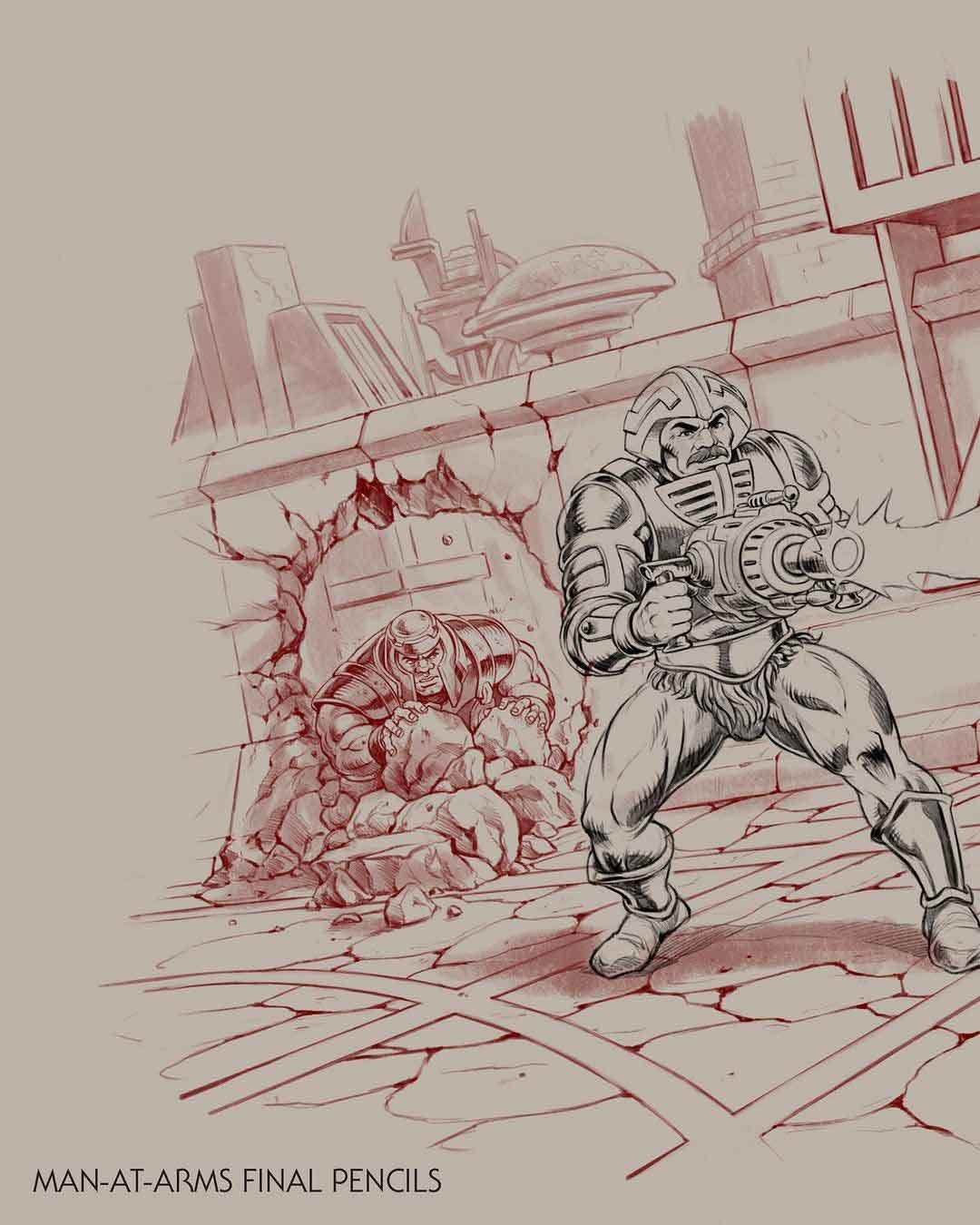 Man-At-Arms-Cartoon-Collection-Card-Art-Behind-the-Scenes-2