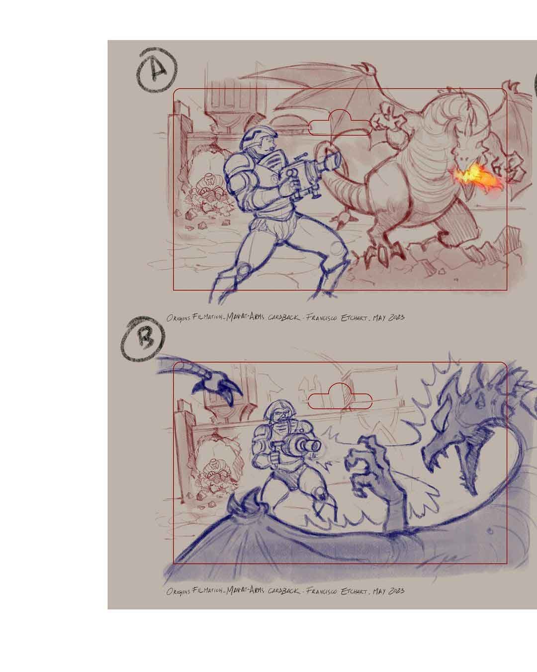 Man-At-Arms-Cartoon-Collection-Card-Art-Behind-the-Scenes-4