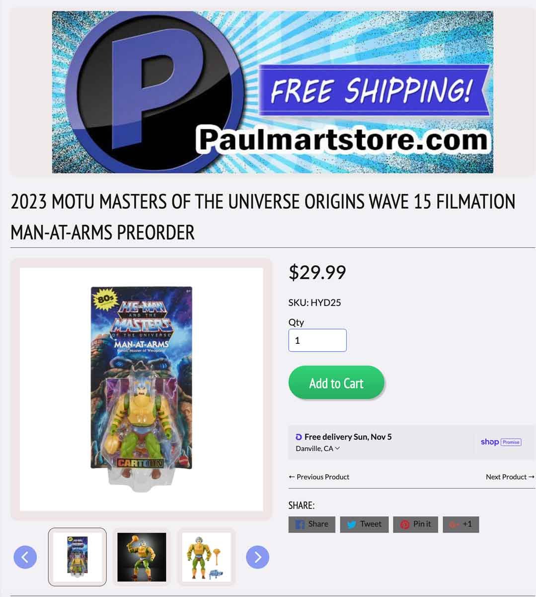 Man-At-Arms-Cartoon-Collection-Paulmart-Preorder