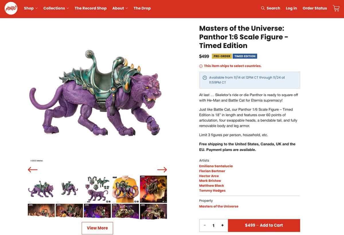 Mondo-Panthor-Sixth-Scale-MOTU-Preorder